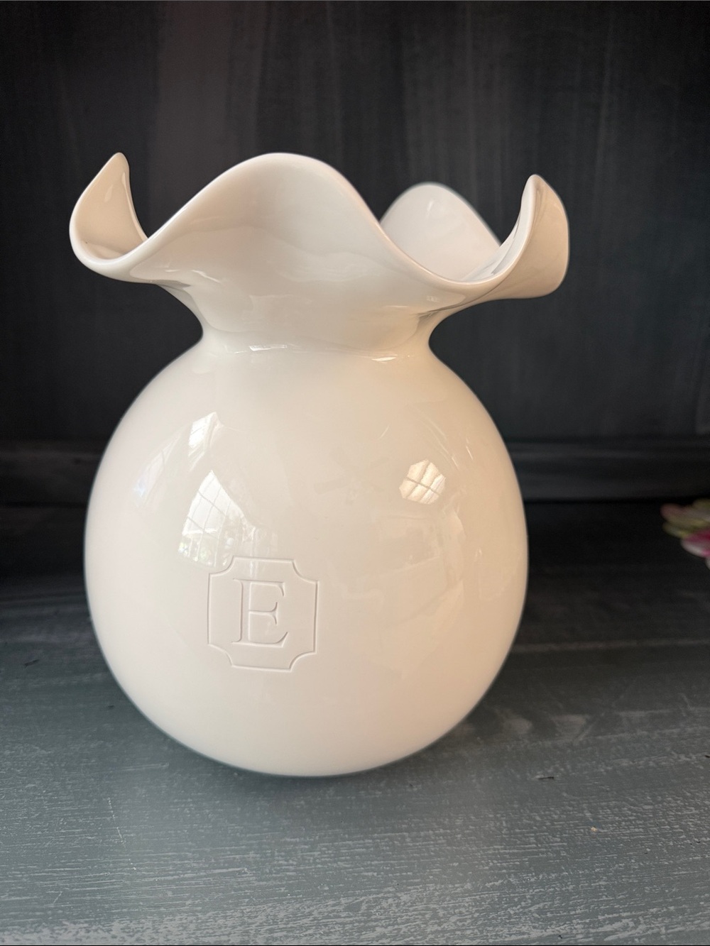 Mark & Graham CERAMIC RUFFLE VASE - Picture 3 of 7